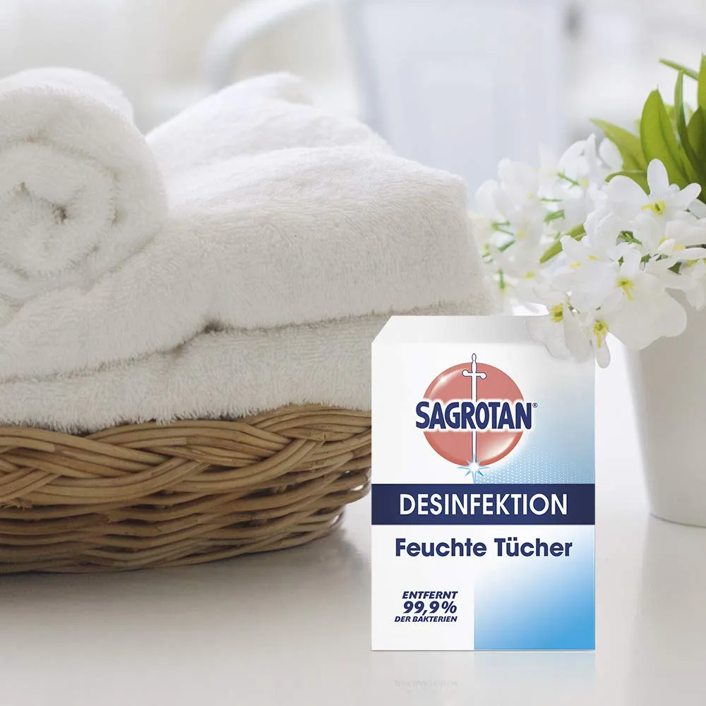Sagrotan Desinfektionstücher Ozean Feuchttücher 15 Stück