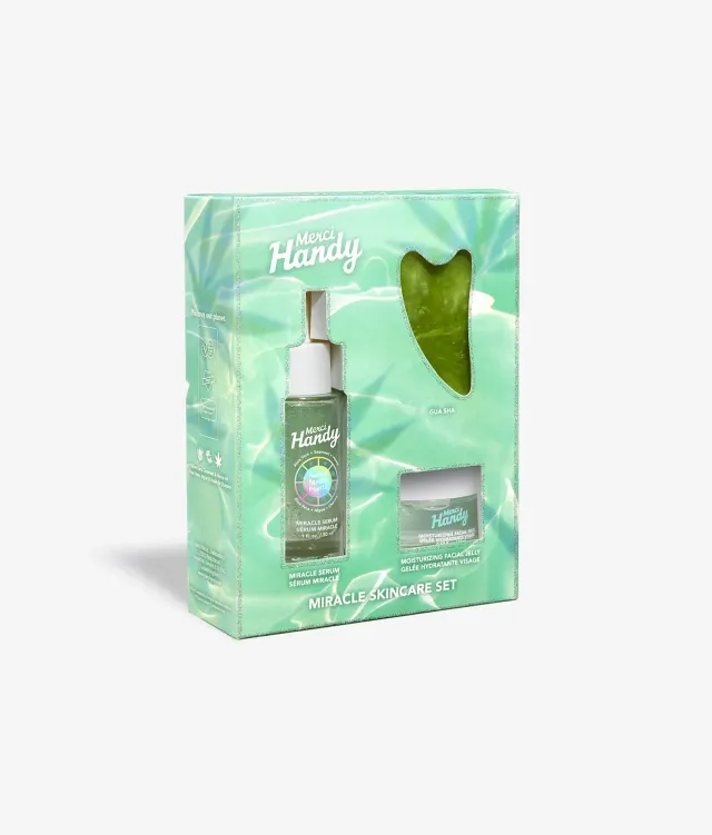 Merci Handy Miracle Skincare Set Gesichtsserum+Gua Sha Hanf