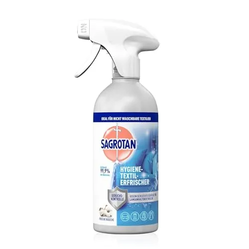 Sagrotan Hygiene-Textilerfrischer Spray 6x500 ml Frische Wäsche