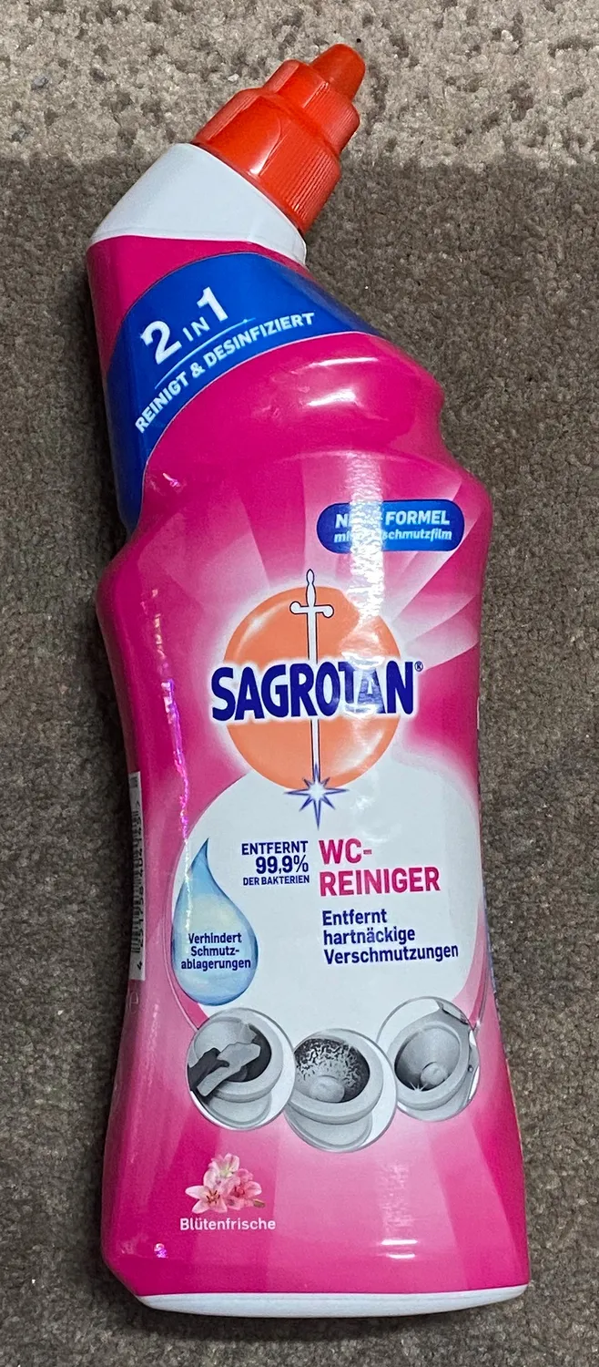 Sagrotan WC-Reiniger Blütenfrische WC-Gel 750 ml Antischmutzfilm