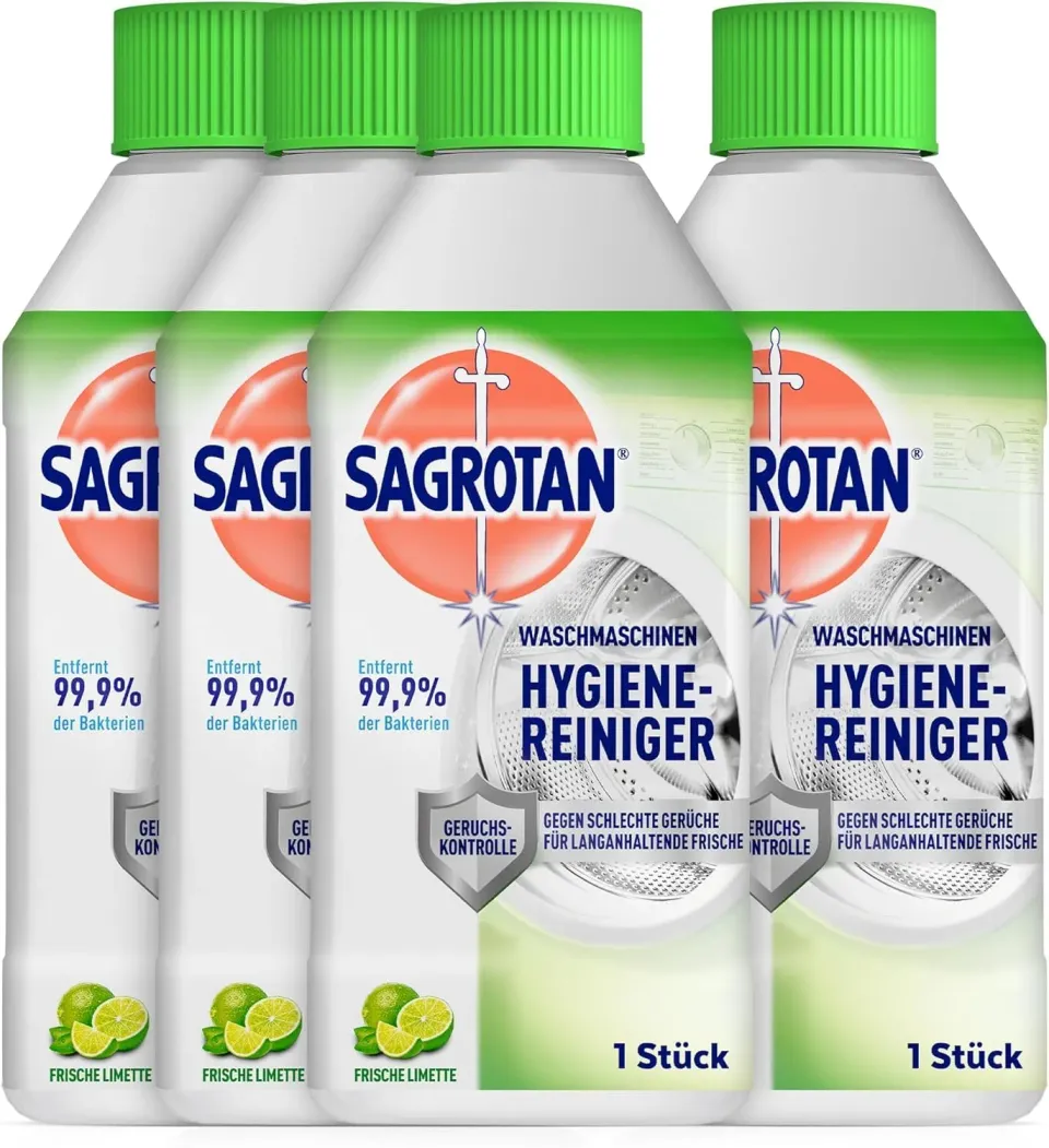 Sagrotan Waschmaschinen Hygiene-Reiniger Limette 4x250ml