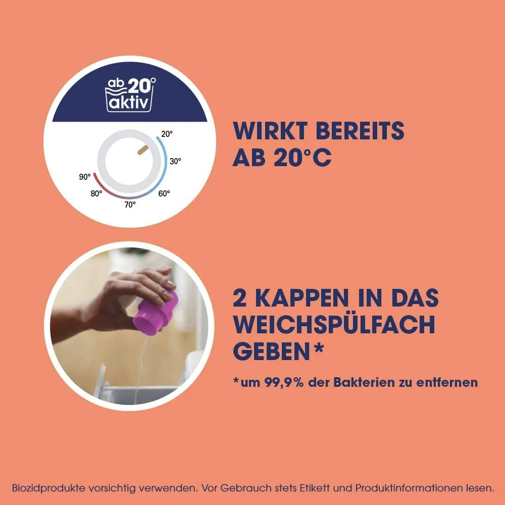 Sagrotan Wäsche-Hygienespüler Sensitiv 8x1,5l ohne Duftstoffe