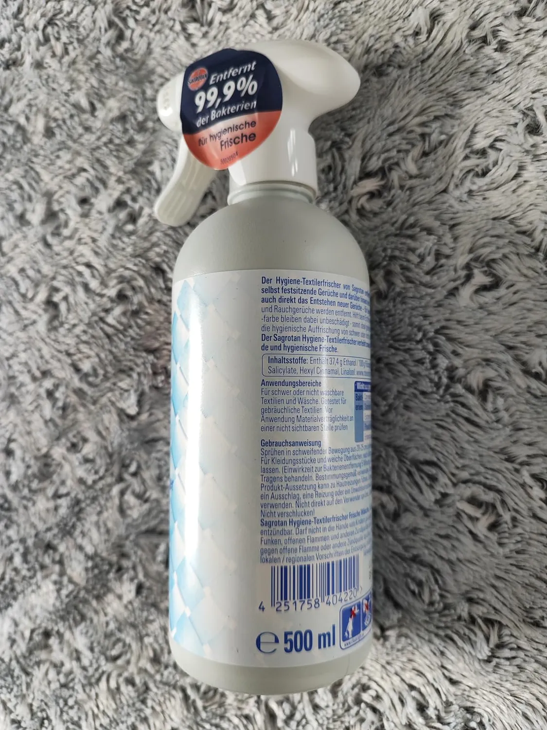 Sagrotan Textilerfrischer Frische Wäsche 4x500 ml