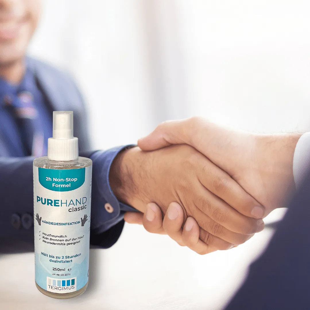 Purehand Classic Händedesinfektion 250 ml alkoholfrei Flüssig