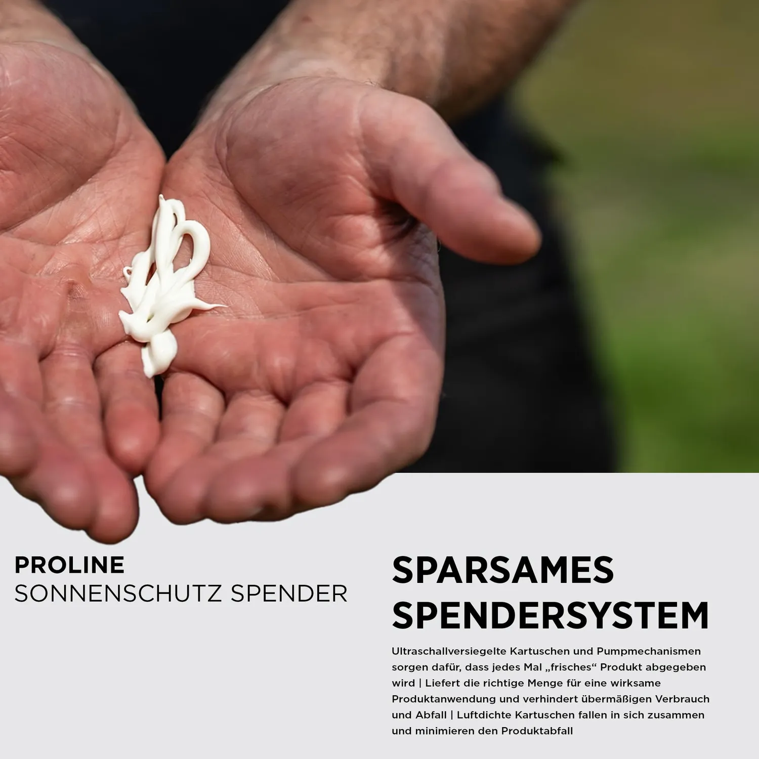 SC Johnson Sonnenschutz Spender 1 L Sonnencreme dosiert