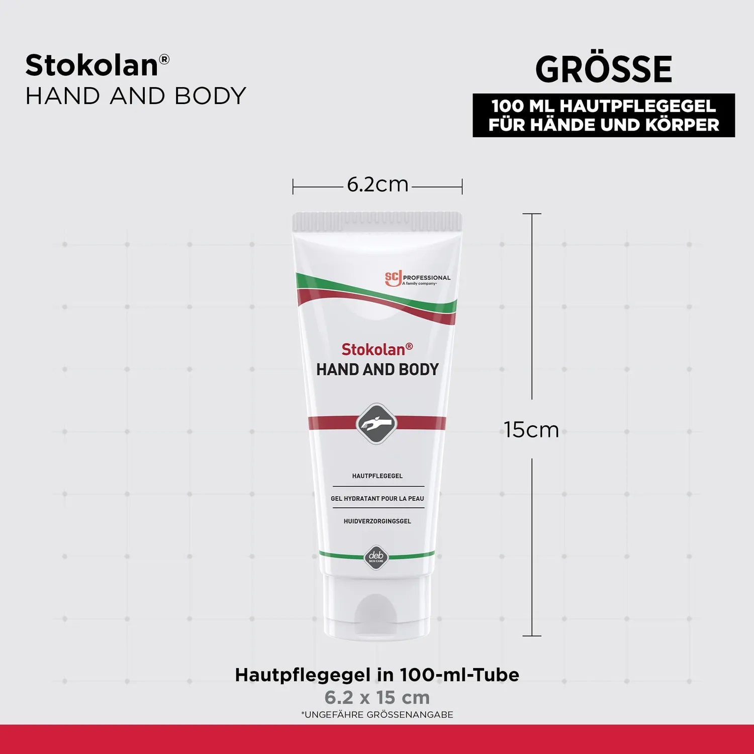 SC Johnson Professional Stokolan Hand & Body Hautpflegegel 100ml
