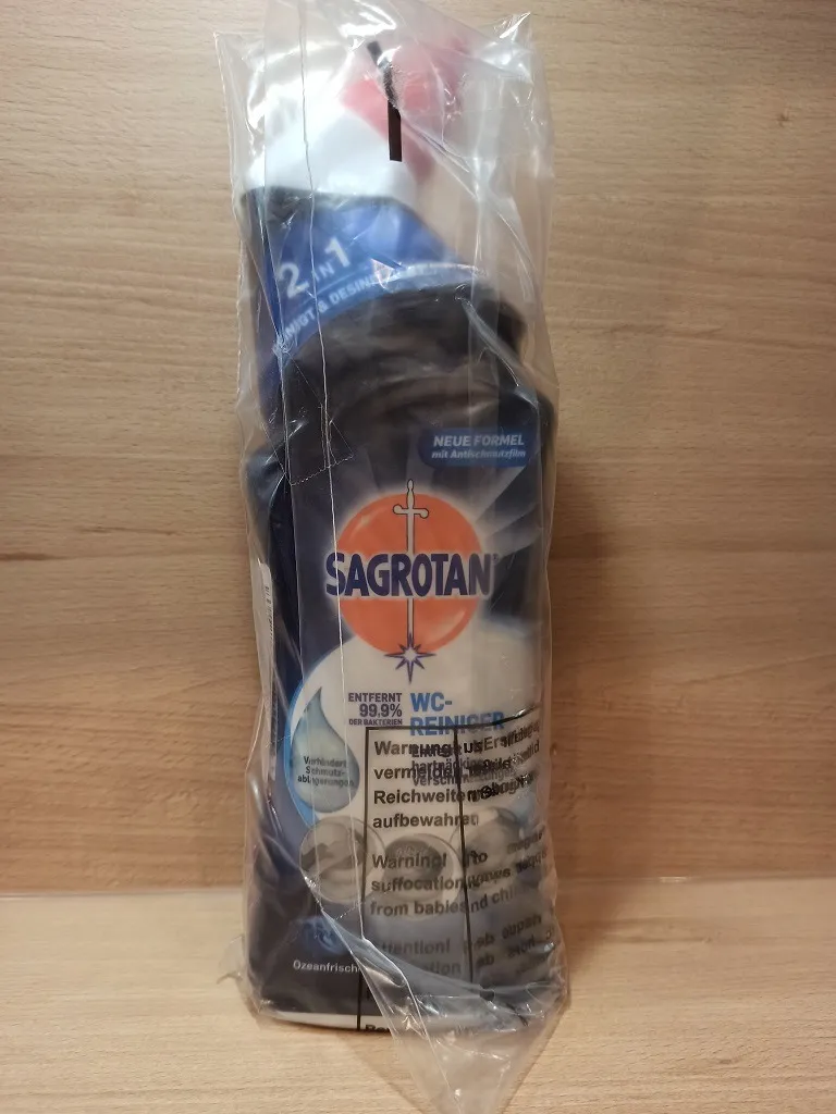 Sagrotan WC-Reiniger Ozeanfrische Gel 4x750ml Antischmutzfilm