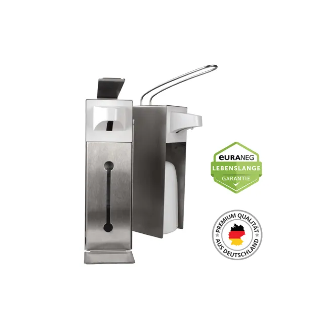 Euraneg SD6000 Armhebelspender Edelstahl 500/1000ml