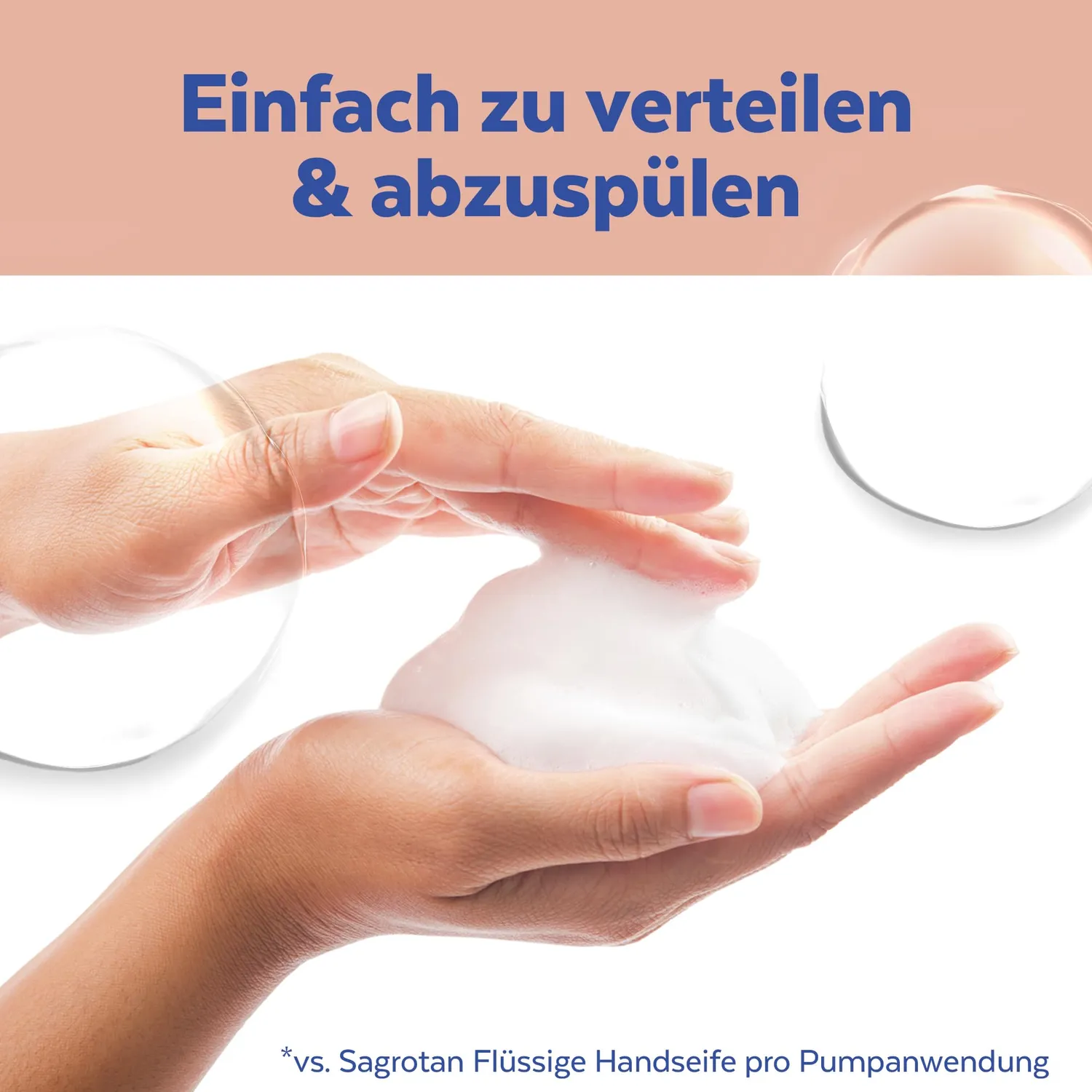 Sagrotan Samt-Schaum Kirschblüte Rose 250 ml Seife