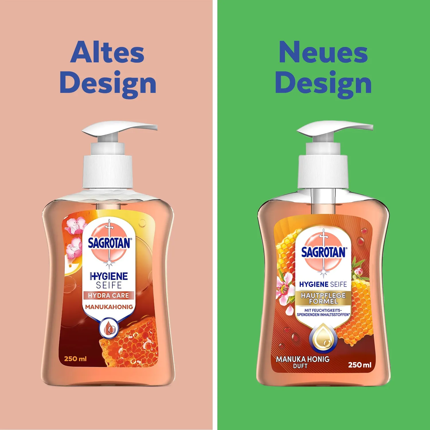 Sagrotan Handseife Manuka Honig Flüssigseife 6x250ml Pflege
