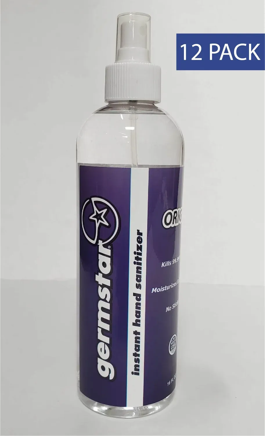 Germstar Original Sprühflasche Händedesinfektion 12er Pack Minze