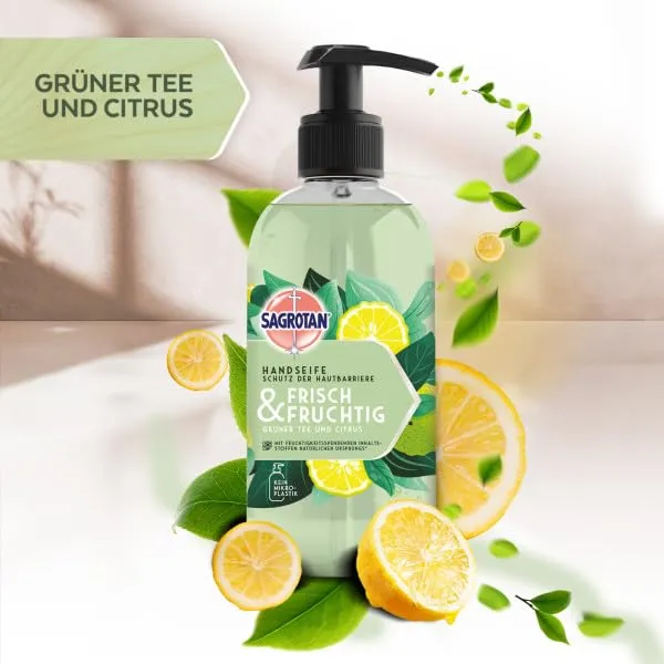 Sagrotan Handseife Mix-Pack Flüssigseife 4x300ml 2 Düfte