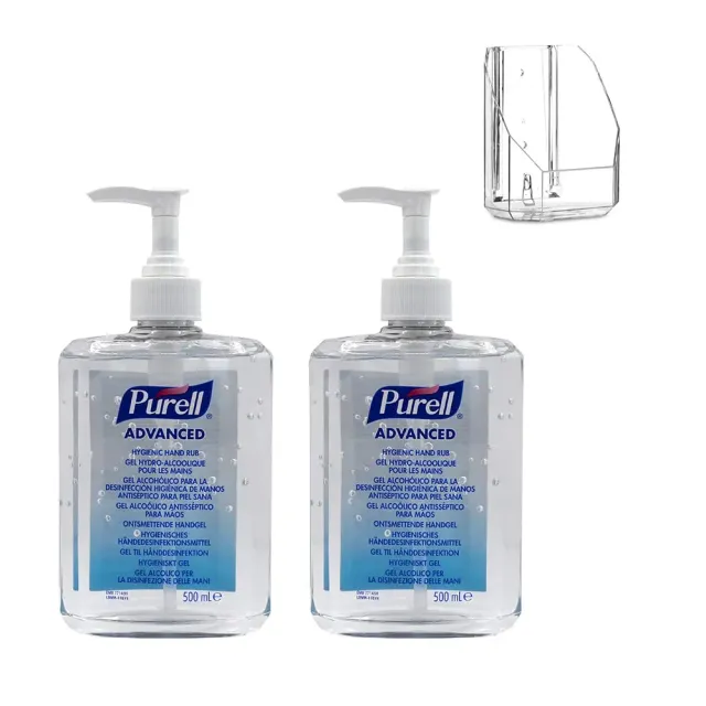 Purell Advanced Händedesinfektionsmittel 2x500ml Pumpflasche unparfümiert