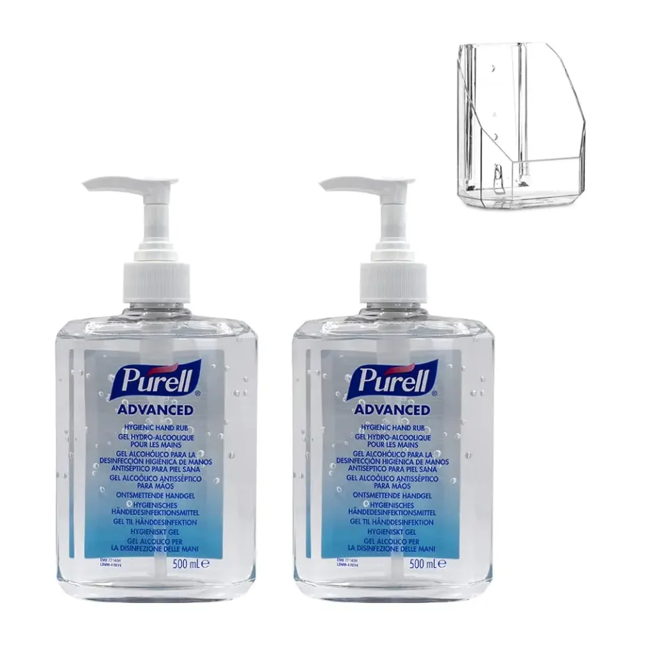 Purell Advanced Händedesinfektionsmittel 2x500ml Pumpflasche unparfümiert