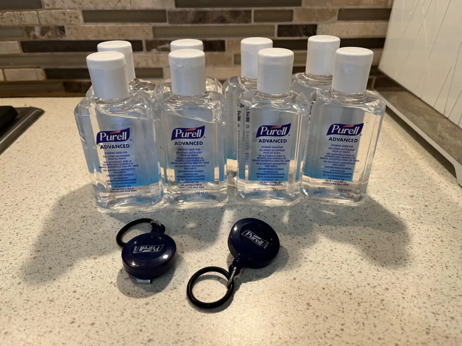 Purell Advanced Desinfektionsgel 8x100 ml 70% Alkohol