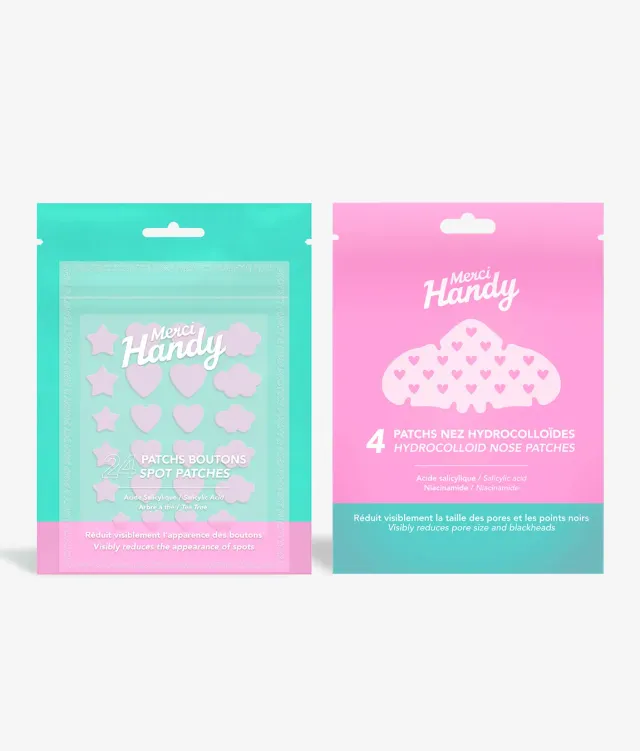 Merci Handy Patchs Nez + Boutons Pickel Set Nase + Gesicht