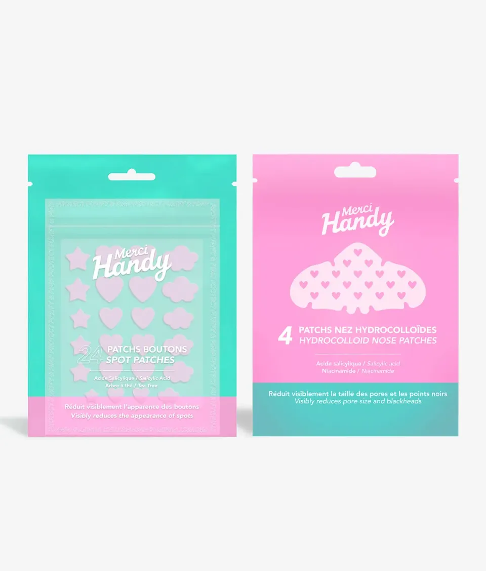 Merci Handy Patchs Nez + Boutons Pickel Set Nase + Gesicht