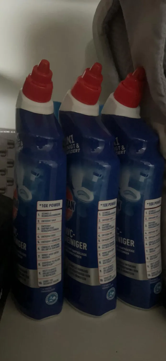 Sagrotan WC-Reiniger Ozeanfrische Gel 4x750ml Antischmutzfilm