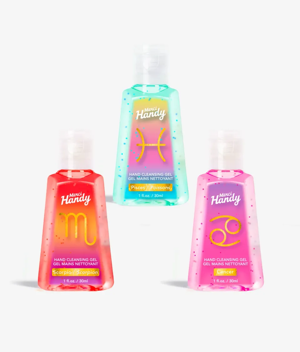 Merci Handy Astro Wasser Handgel Set 3x Sternzeichen Duft