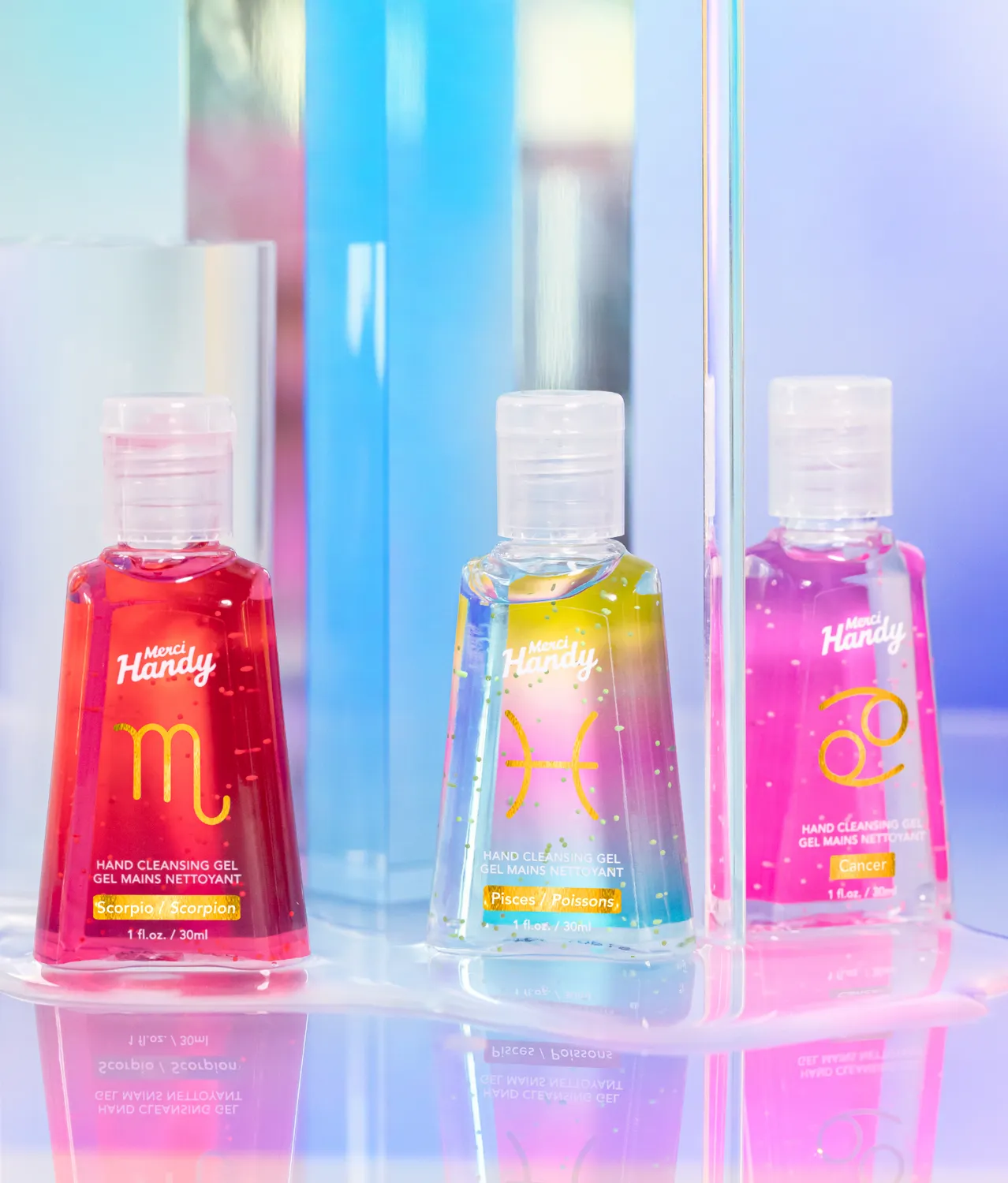 Merci Handy Astro Wasser Handgel Set 3x Sternzeichen Duft