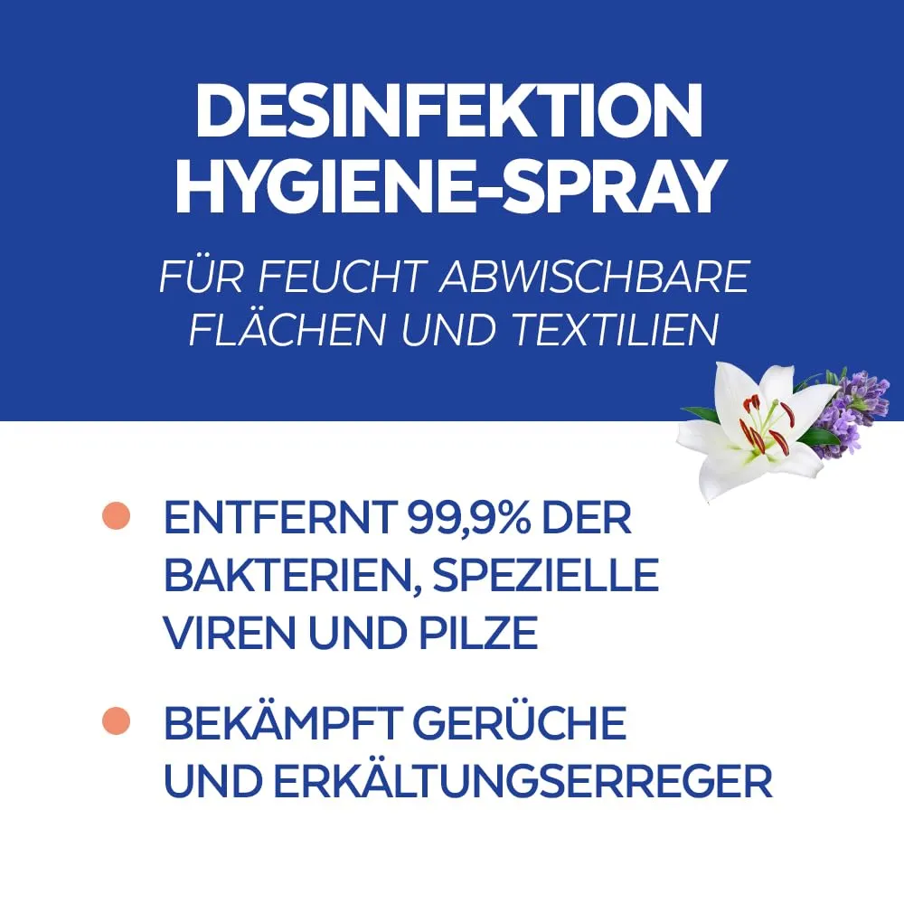 Sagrotan Hygiene Spray Desinfektionsspray 3x400ml frisch