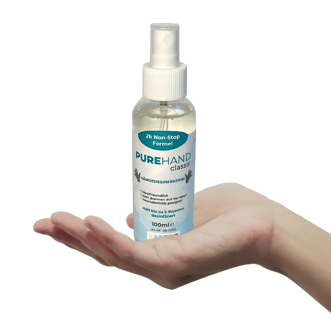Purehand Classic Händedesinfektion 100 ml alkoholfrei